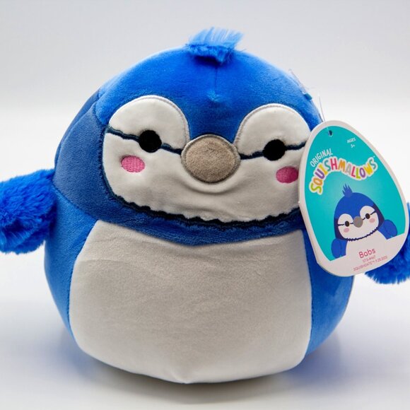 8" Babs The Blue Jay Squishmallows Stuffed Animal Plush Toy BNWT - Picture 1 of 6